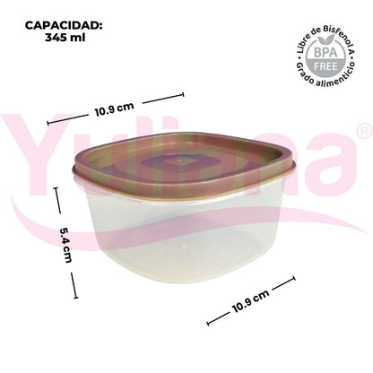 Set Pirámide 7 piezas cuadrado