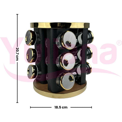 Especiero giratorio de 12 frascos