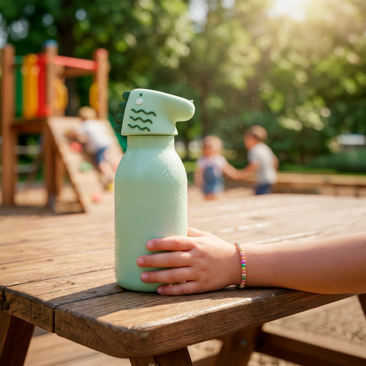 Termo Infantil con Tapa de Animalito 450 ML