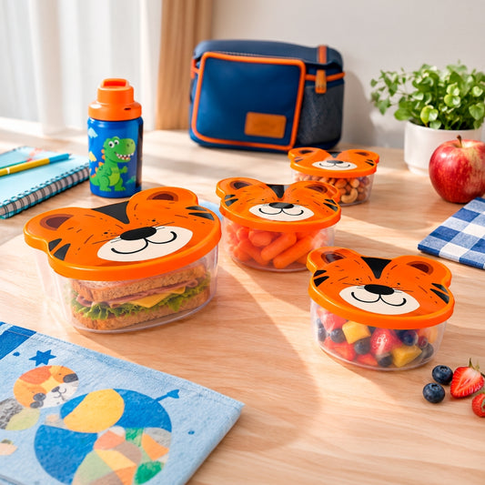 Set de 4 contenedores herméticos de León