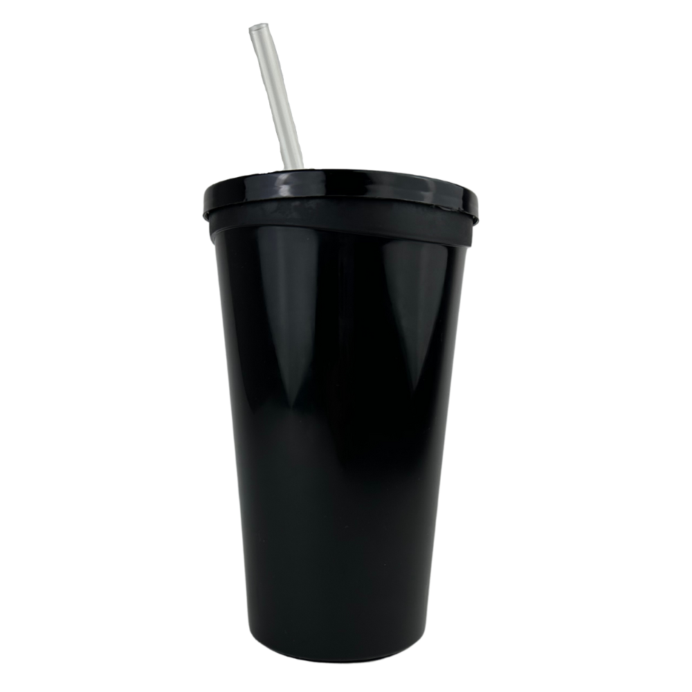 Vaso Orlando Colors 1L con tapa y popote