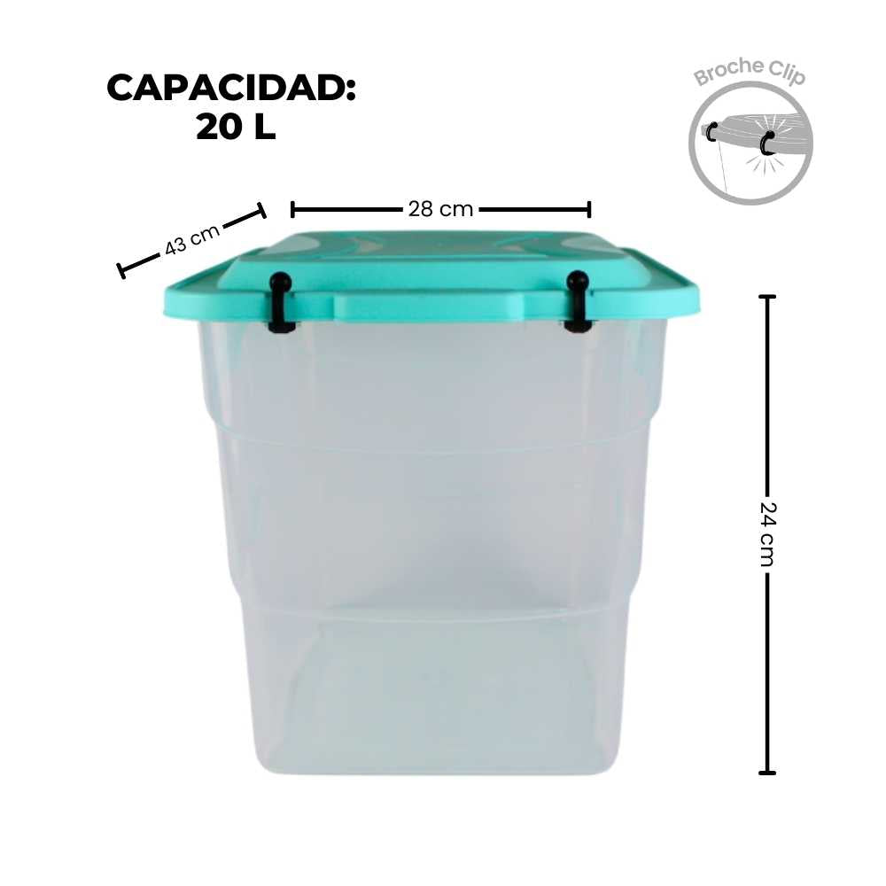 Caja organizadora Trasparente (20 L)