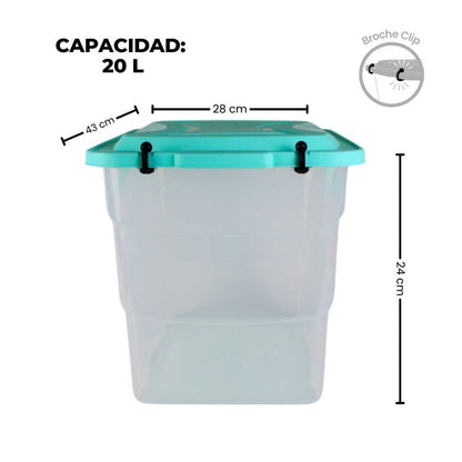 Caja organizadora Trasparente (20 L)