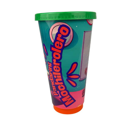 Vaso con tapa y popote 26 Oz