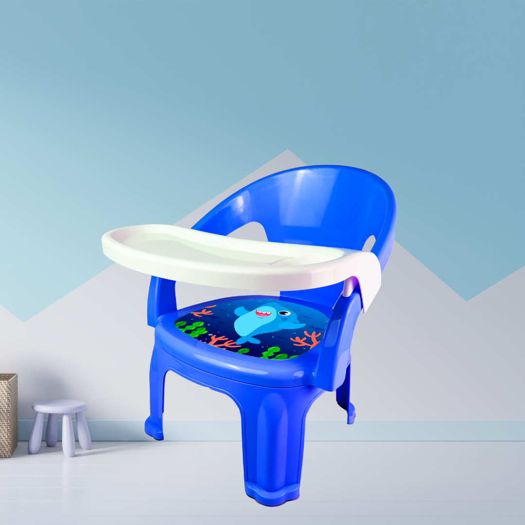 Silla con tablero para niños