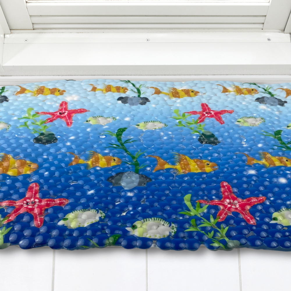 Tapete Para Baño Decorado