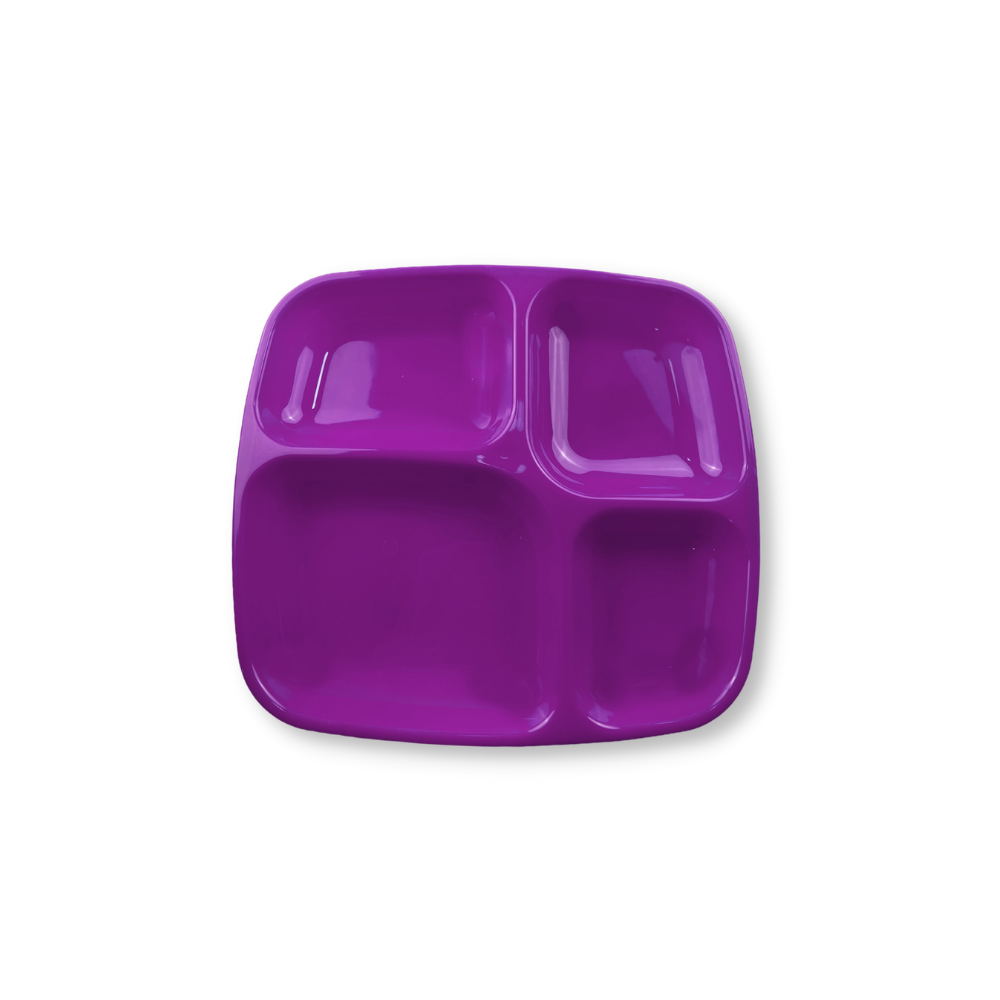 Plato de 4 Divisiones 10" (Colores)