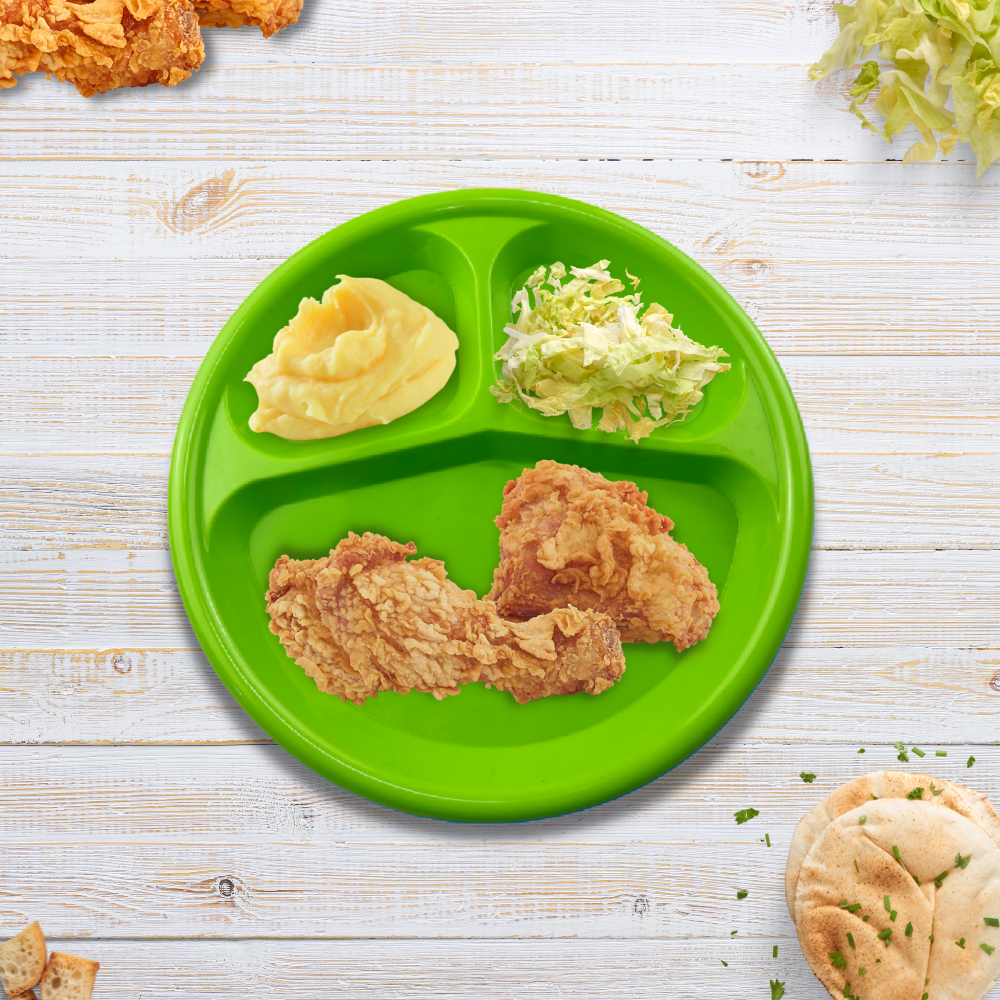 Plato de 3 Divisiones 9"