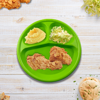 Plato de 3 Divisiones 9"
