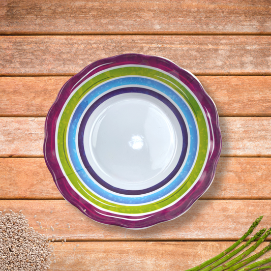 Plato Pozolero 9" (Decorado Dolores)