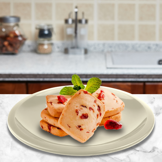 Plato Pastelero de plástico Beige 6.5"